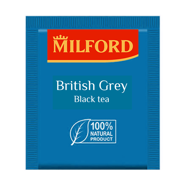 Черный ароматизированный чай milford Бритиш  Грей